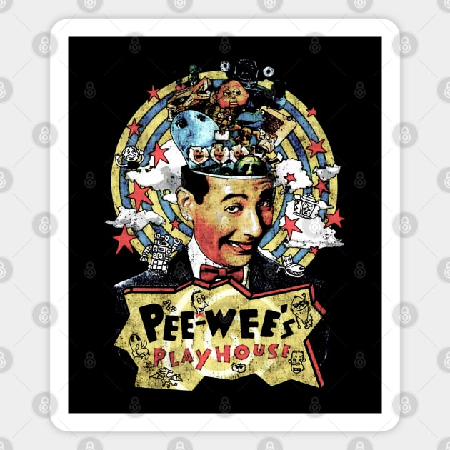 Pee Wee Herman Reckoning Magnet by shieldjohan